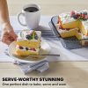 Pyrex Pyrex® Sculpted Tinted Colors 8" Square Baking Dish, Smoke