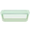 Pyrex Pyrex® Simply Store® Tinted 11-cup Rectangle Storage with Green Plastic Lid