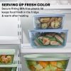 Pyrex Pyrex® Simply Store® Tinted 2-cup Round Storage with Plastic Lid, Blue