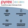 Pyrex Pyrex® Sculpted Tinted Colors 8" Square Baking Dish, Smoke