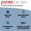 Pyrex Pyrex® Simply Store® Tinted 2-cup Round Storage with Plastic Lid, Blue