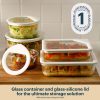 Pyrex Pyrex® Ultimate 10-Piece Glass Storage Set with Glass Lids